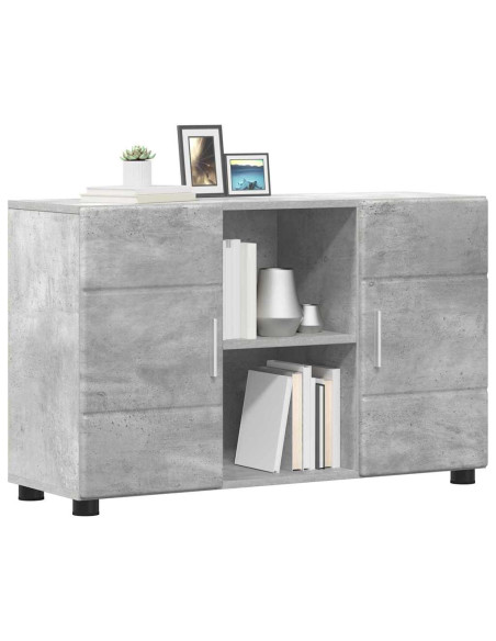 Credenza con porta FLORIN Grigio cemento 88,5 x 30,5 x 55,5 cm