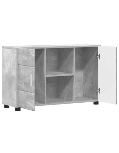 Credenza con porta FLORIN Grigio cemento 88,5 x 30,5 x 55,5 cm