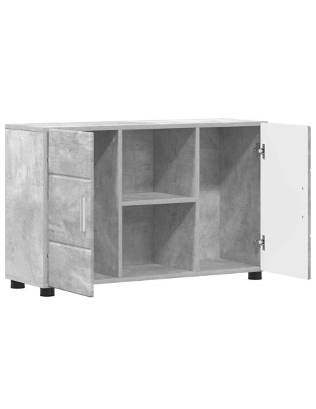 Credenza con porta FLORIN Grigio cemento 88,5 x 30,5 x 55,5 cm