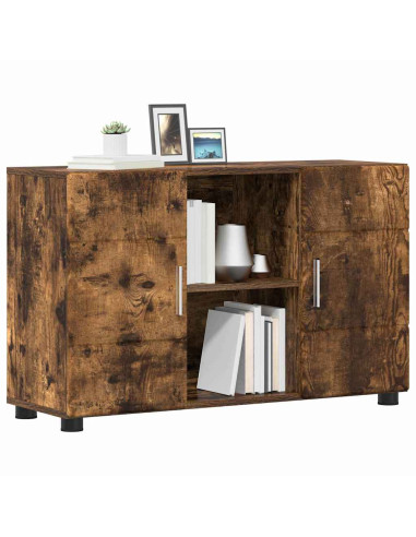 Credenza Rovere fumé 88,5 x 30,5 x 55,5 cm Legno multistrato