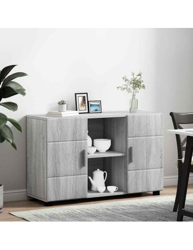 Credenza Grigio Sonoma 88,5 x 30,5 x 55,5 cm Legno multistrato