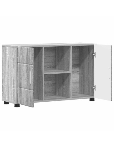 Credenza Grigio Sonoma 88,5 x 30,5 x 55,5 cm Legno multistrato