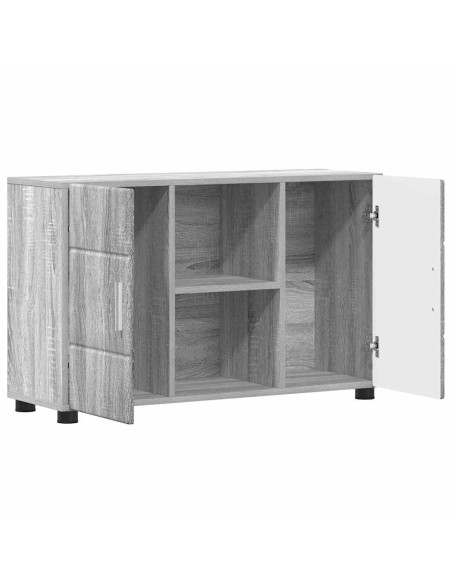 Credenza Grigio Sonoma 88,5 x 30,5 x 55,5 cm Legno multistrato