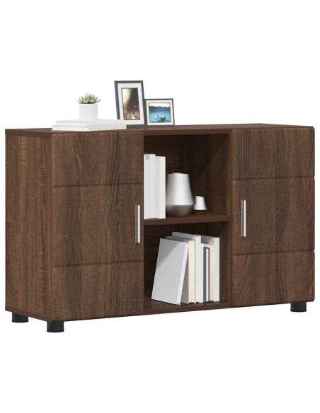 Credenza Rovere Marrone 88,5 x 30,5 x 55,5 cm Legno multistrato