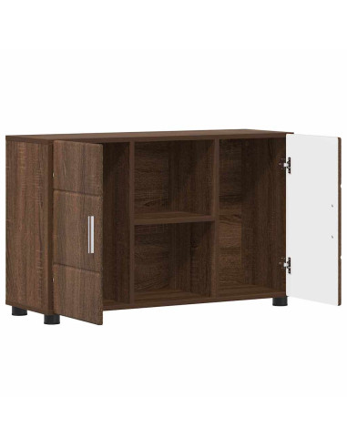 Credenza Rovere Marrone 88,5 x 30,5 x 55,5 cm Legno multistrato