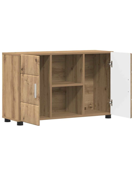 Credenza con porta Rovere artigianale 88,5 x 30,5 x 55,5 cm