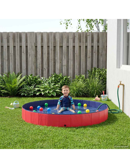 Piscina per bambini Rosso Ø300 x 38 cm