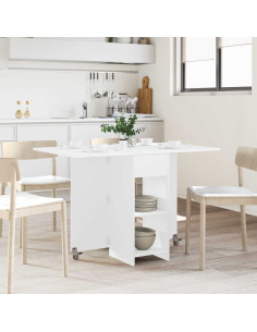 Tavolo da Pranzo 115 x 70 x 75 cm Legno ingegnerizzato Bianco