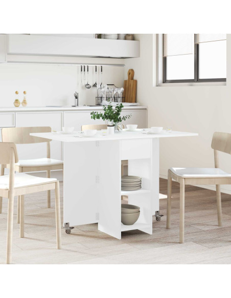 Tavolo da Pranzo 115 x 70 x 75 cm Legno ingegnerizzato Bianco
