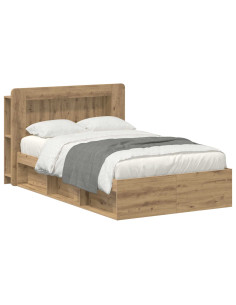 Telaio del letto con storage Rovere Artigianale 120 x 200 cm 2