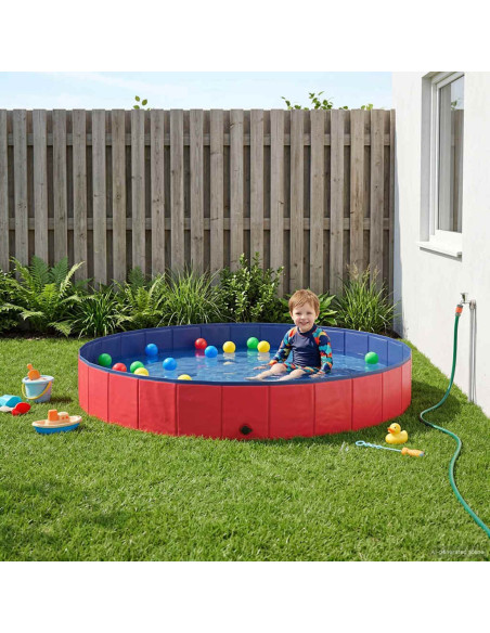 Piscina per bambini Rosso Ø200 x 30 cm