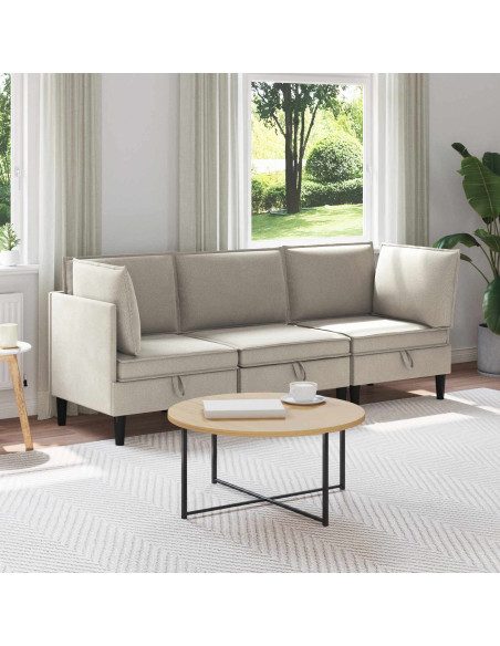 Set di mobili per il soggiorno 3 pcs Avena Tessuto