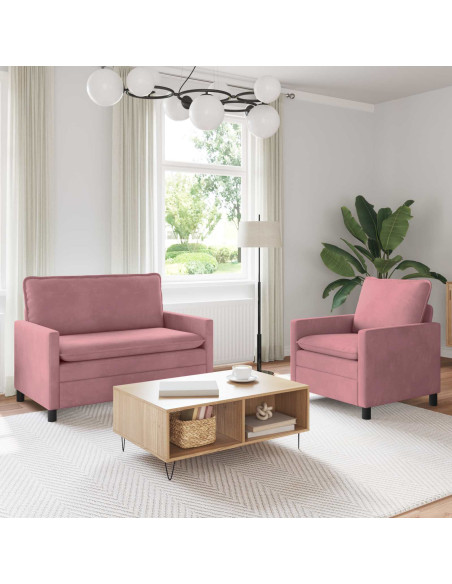 Set di divani 2 pcs Rosa Velluto