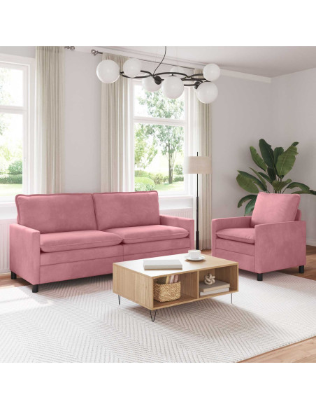 Set di divani 2 pcs Rosa Velluto