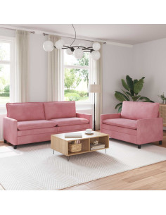 Set di divani 2 pcs Rosa Velluto