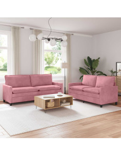 Set di divani 2 pcs Rosa Velluto