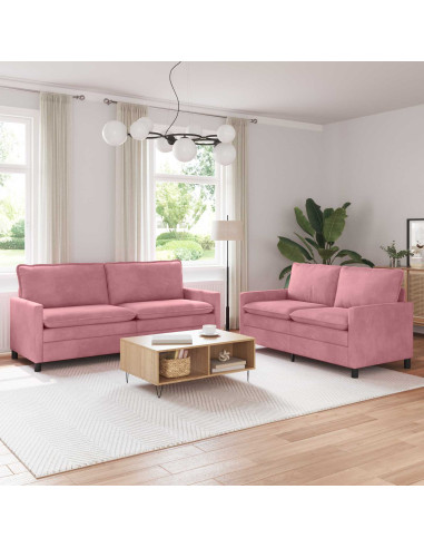 Set di divani 2 pcs Rosa Velluto