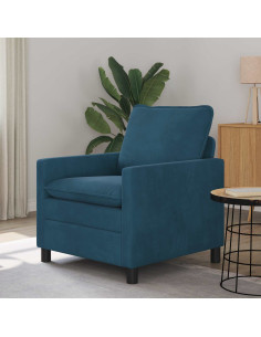 Divano Blu 76 x 81 x 87,5 cm Velluto