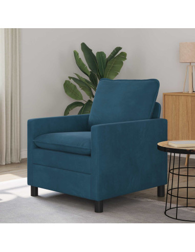 Divano Blu 76 x 81 x 87,5 cm Velluto