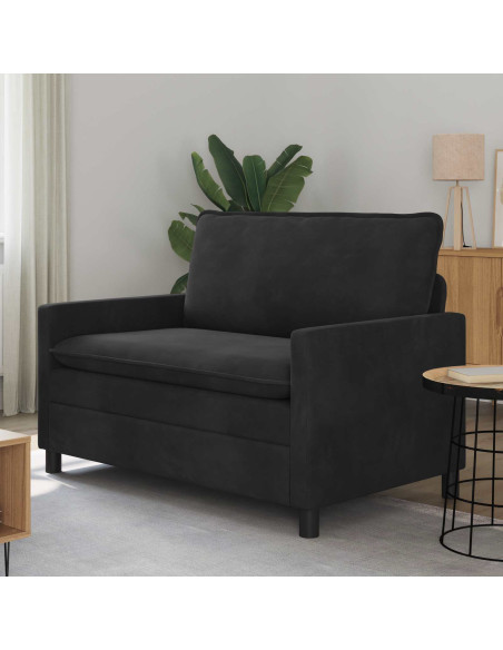 Divano Nero 126 x 81 x 87,5 cm Velluto