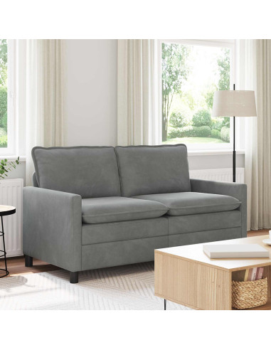 Divano Grigio scuro 156 x 81 x 87,5 cm Velluto