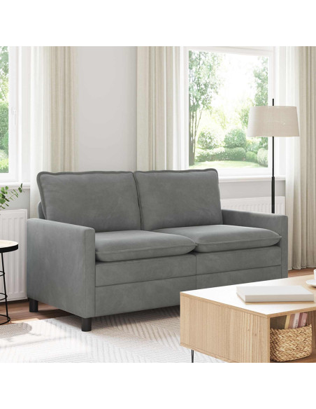 Divano Grigio scuro 156 x 81 x 87,5 cm Velluto