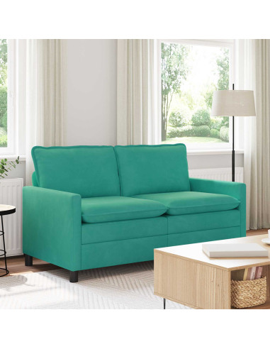 Divano Turchese 156 x 81 x 87,5 cm Velluto