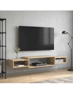 Mobile TV da Parete A parete Rovere Sonoma 140 x 28 x 21 cm