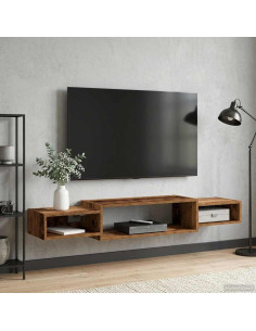 Mobile TV da Parete A parete Legno antico 140 x 28 x 21 cm