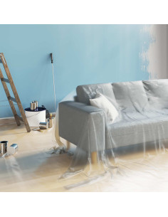 Foglio antipolvere 12 pcs Trasparente 400 x 500 cm HDPE