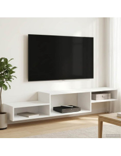 Mobile TV da Parete A parete Bianco 150 x 28 x 26 cm