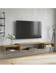 Mobile TV da Parete A parete Rovere Artigianale
