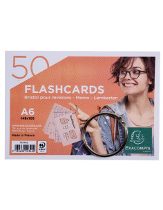 CF19 FLASHCARDS A6 5 COLORI ASSORTI