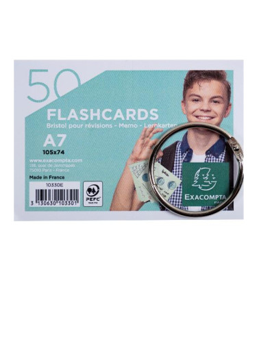 CF19 FLASHCARDS A7 COLORI ASSORTITI