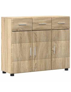 Credenza Rovere Sonoma 88,5 x 30,5 x 73 cm Legno multistrato 2