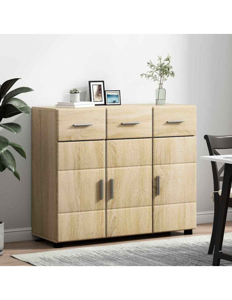 Credenza Rovere Sonoma 88,5 x 30,5 x 73 cm Legno multistrato