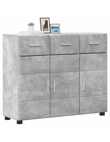 Credenza con porta FLORIN Grigio cemento 88,5 x 30,5 x 73 cm