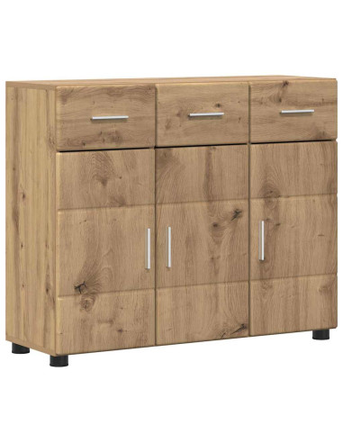 Credenza con lo scaffale Rovere artigianale 88,5 x 30,5 x 73 cm