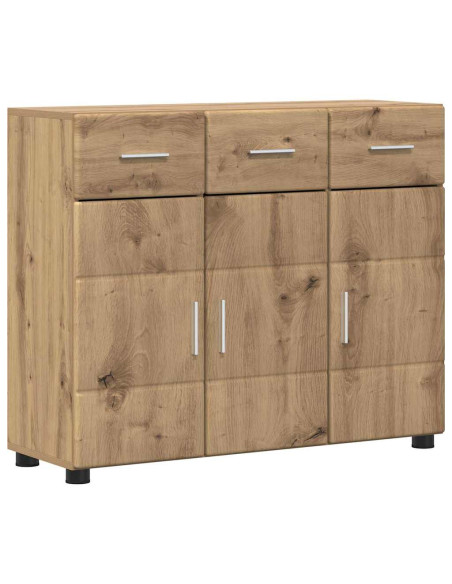 Credenza con lo scaffale Rovere artigianale 88,5 x 30,5 x 73 cm