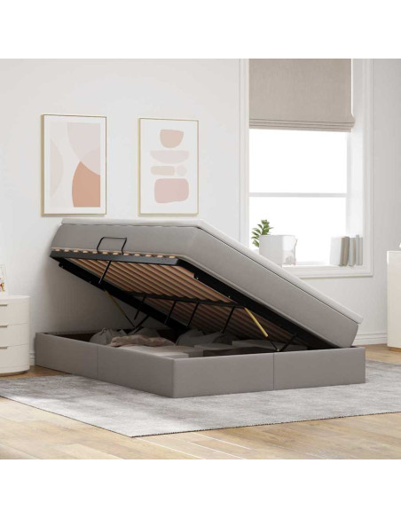 Letto con contenitore e materasso Talpa 140 x 200 cm Poliestere