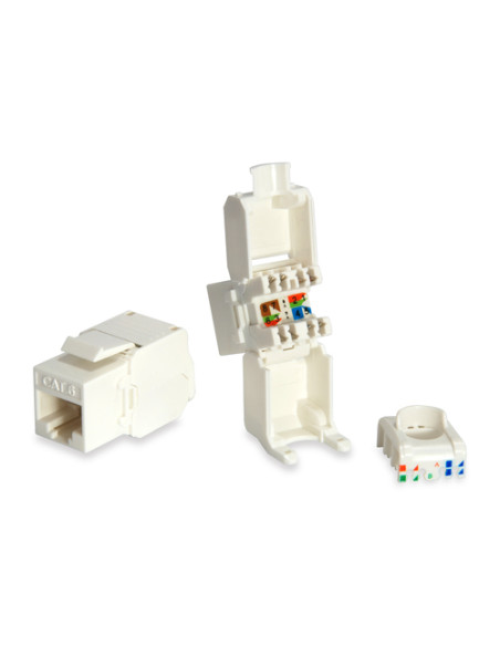 Equip 769216 adattatore per inversione del genere dei cavi RJ-45 LSA Bianco