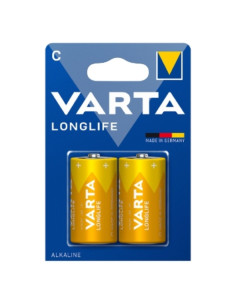 BATTERIA LONGLIFE MEZZA TORCIA C ALCALINA 2PZ VARTA