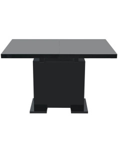 Tavolo da Pranzo Estensibile Nero Lucido