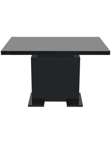 Tavolo da Pranzo Estensibile Nero Lucido