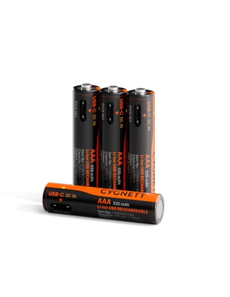 AAA USB-C RECHARGEABLE BATTERY 4PZ.