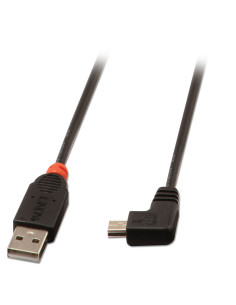 Lindy 31970 cavo USB USB 2.0 0,5 m USB A Mini-USB B Nero