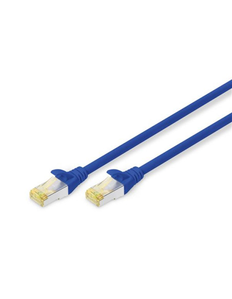 Digitus DK1644A030B Cavo Patch RJ45 Cat6A Doppia Schermatura 3m Blu