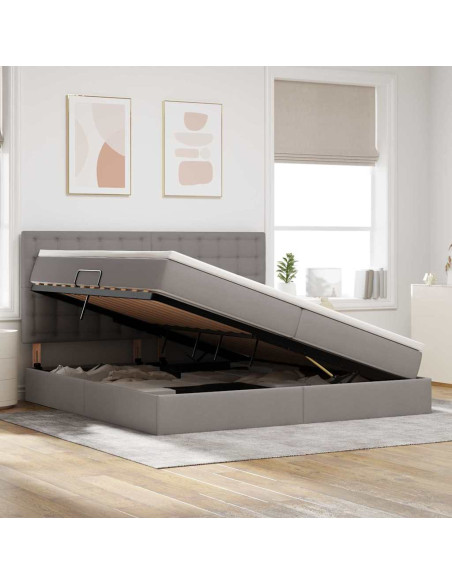 Letto con contenitore e materasso Talpa 200 x 200 cm Poliestere