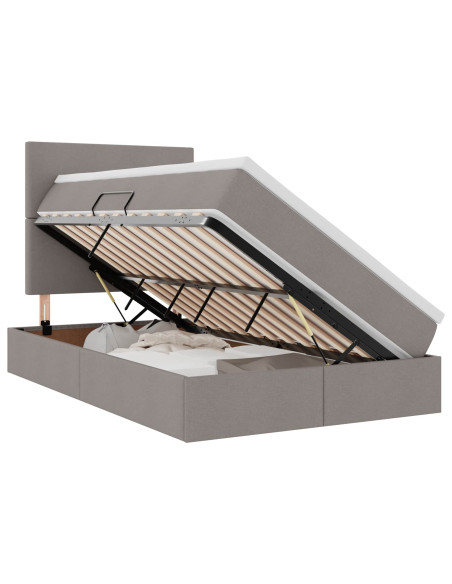 Letto con contenitore e LED Talpa 120 x 200 cm Poliestere