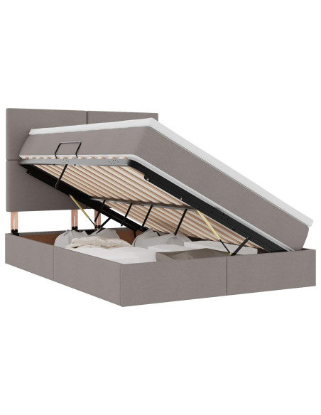 Letto con contenitore e LED Talpa 140 x 200 cm Poliestere